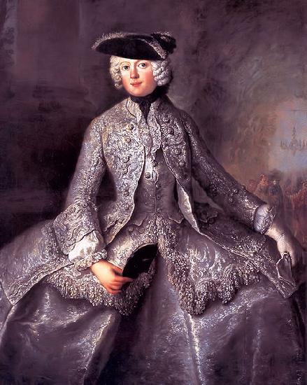 antoine pesne Prinzessin Amalia von Preussen oil painting image